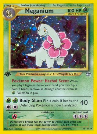 Meganium (10/111) [Neo Genesis Unlimited]-1