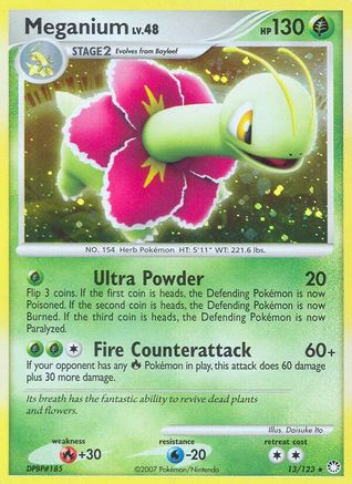Meganium (13/123) [Diamond & Pearl: Mysterious Treasures]-1