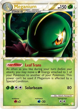 Meganium (109/123) [HeartGold & SoulSilver: Base Set]-1