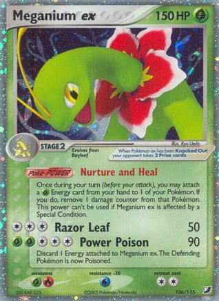 Meganium ex (106/115) [EX: Unseen Forces]-1