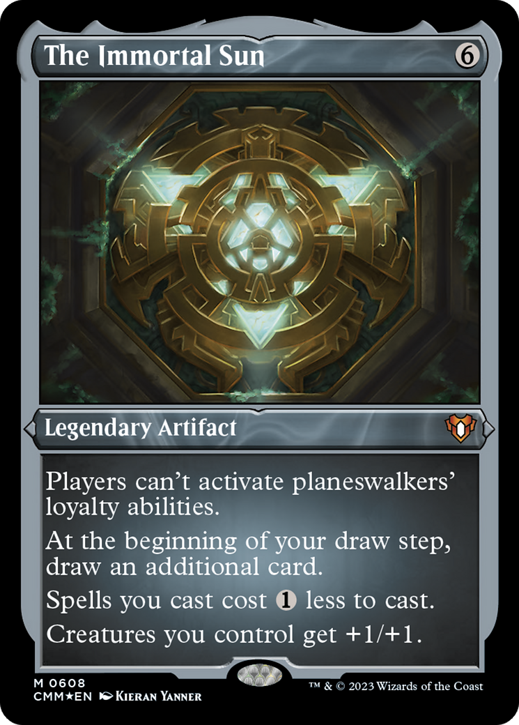 The Immortal Sun (CMM-608) - Commander Masters Etched Foil-1