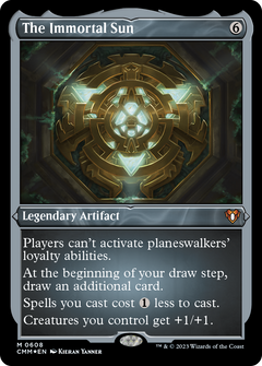 The Immortal Sun (CMM-608) - Commander Masters Etched Foil-1