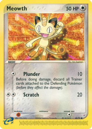 Meowth (42/95) [EX: Team Magma vs Team Aqua]-1