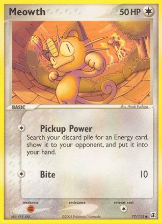 Meowth (77/113) [EX: Delta Species]-1