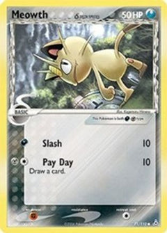 Meowth (71/110) (Delta Species) [EX: Holon Phantoms]-1