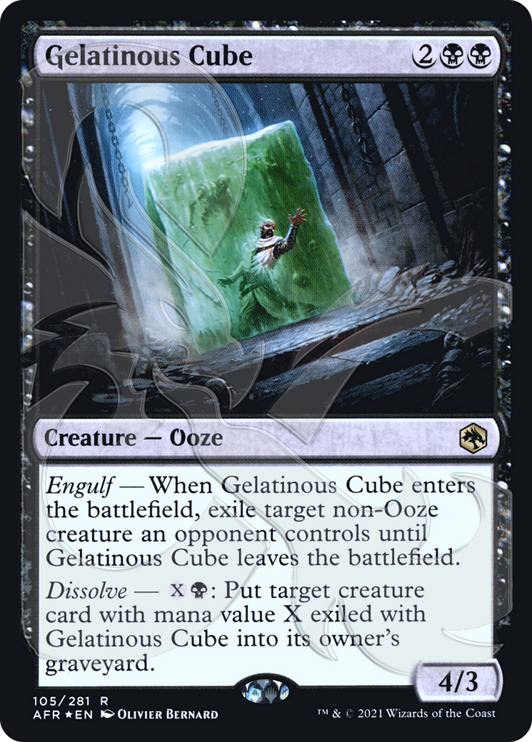 Gelatinous Cube (Ampersand Promo) [Dungeons & Dragons: Adventures in the Forgotten Realms Promos]-1