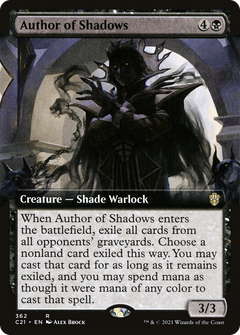 Author of Shadows (Extended Art) [Commander 2021]-1