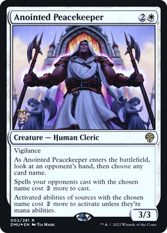 Anointed Peacekeeper [Dominaria United Prerelease Promos]-1