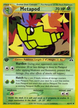 Metapod (42/75) [Neo Discovery Unlimited]-1