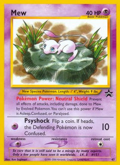 Mew (47) [Wizards of the Coast: Black Star Promos]-1