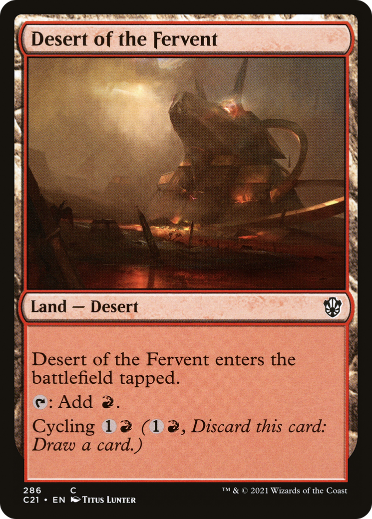 Desert of the Fervent [Commander 2021]-1