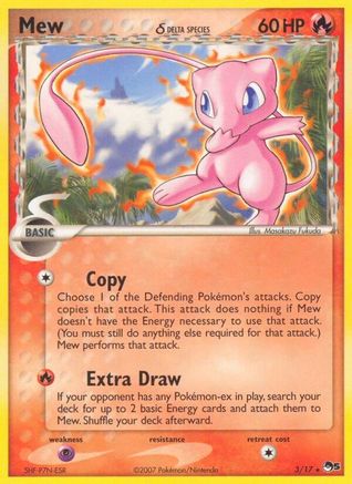 Mew (3/17) (Delta Species) [POP Series 5]-1