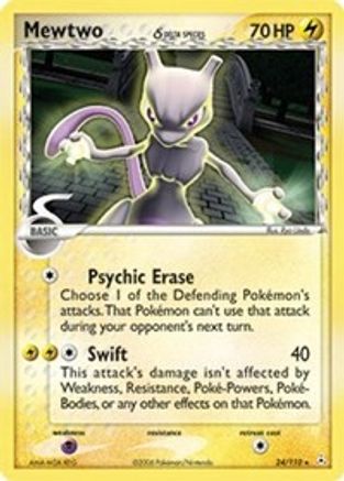 Mewtwo (24/110) (Delta Species) [EX: Holon Phantoms]-1