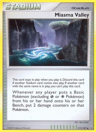 Miasma Valley (111/127) [Platinum: Base Set]-1