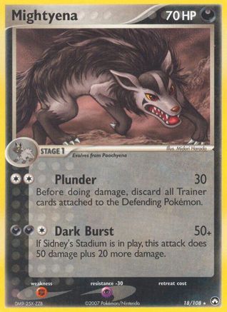 Mightyena (18/108) [EX: Power Keepers]-1
