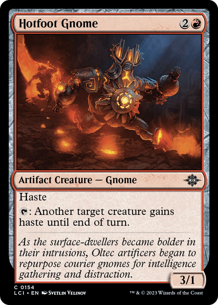 Hotfoot Gnome [The Lost Caverns of Ixalan]-1