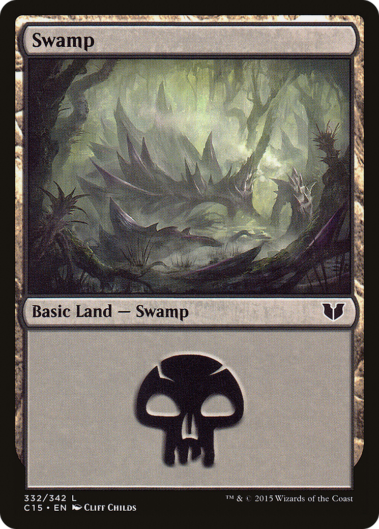 Swamp (332) [Commander 2015]-1