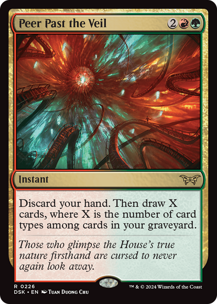 Peer Past the Veil [Duskmourn: House of Horror]-1