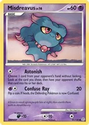 Misdreavus (91/130) [Diamond & Pearl: Base Set]-1