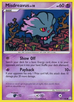 Misdreavus (107/146) [Diamond & Pearl: Legends Awakened]-1