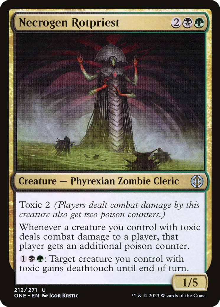 Necrogen Rotpriest [Phyrexia: All Will Be One]-1