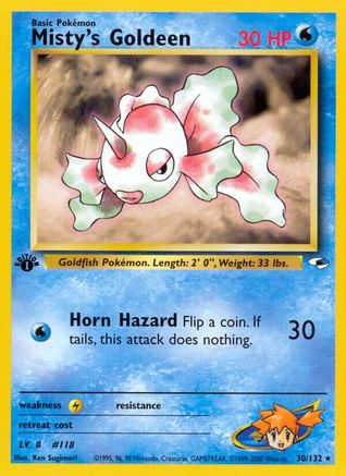 Misty's Goldeen (30/132) [Gym Heroes Unlimited]-1