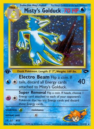 Misty's Golduck (12/132) [Gym Challenge Unlimited]-1