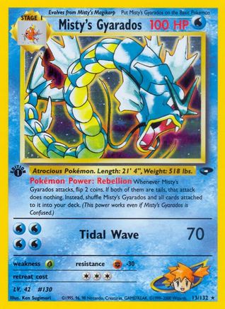 Misty's Gyarados (13/132) [Gym Challenge Unlimited]-1