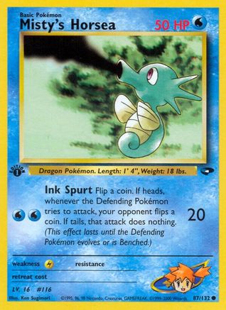 Misty's Horsea (87/132) [Gym Challenge Unlimited]-1