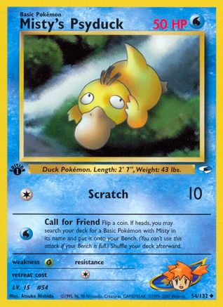 Misty's Psyduck (54/132) [Gym Heroes Unlimited]-1