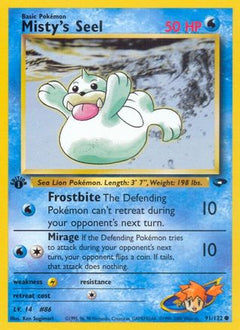 Misty's Seel (91/132) [Gym Challenge 1st Edition]-1