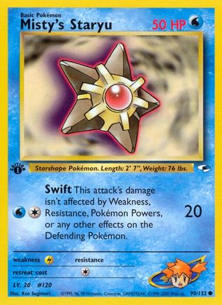 Misty's Staryu (90/132) [Gym Heroes Unlimited]-1