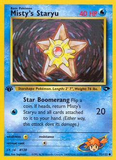Misty's Staryu (92/132) [Gym Challenge Unlimited]-1