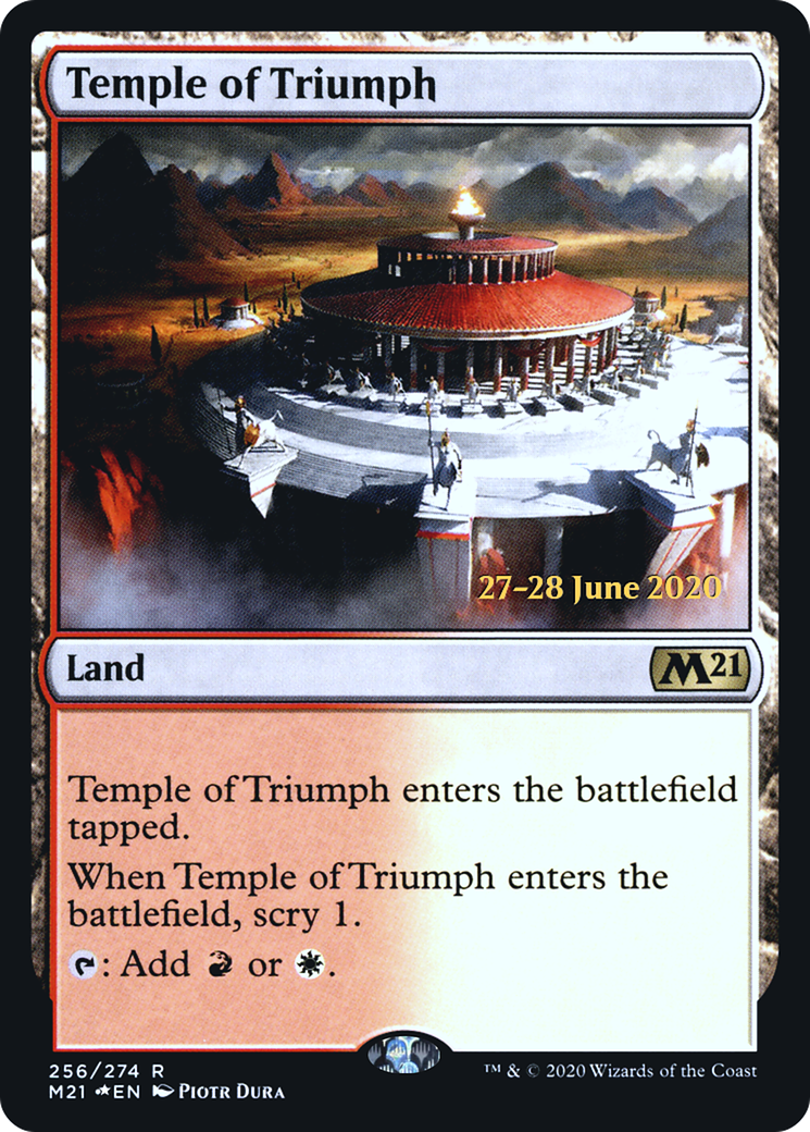 Temple of Triumph [Core Set 2021 Prerelease Promos]-1