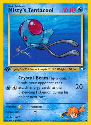 Misty's Tentacool (57/132) [Gym Heroes Unlimited]-1