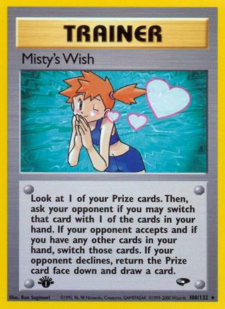 Misty's Wish (108/132) [Gym Challenge Unlimited]-1