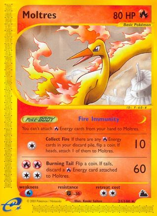 Moltres (21/144) [Skyridge]-1