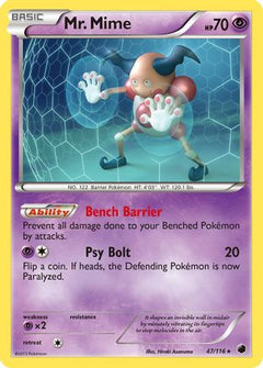 Mr. Mime (47/116) [Black & White: Plasma Freeze]-1