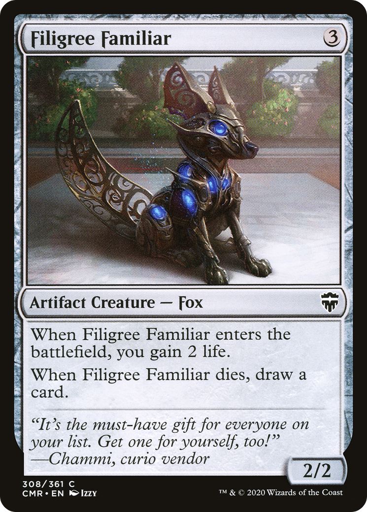 Filigree Familiar [Commander Legends]-1