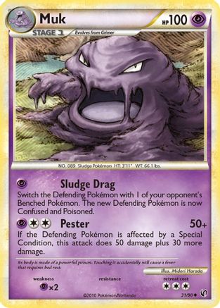 Muk (31/90) [HeartGold & SoulSilver: Undaunted]-1