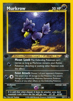 Murkrow (24/111) [Neo Genesis 1st Edition]-1