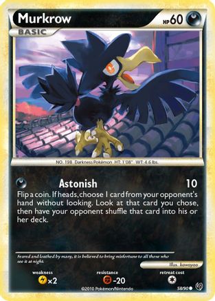 Murkrow (58/90) [HeartGold & SoulSilver: Undaunted]-1