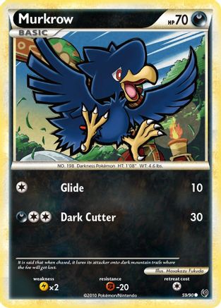 Murkrow (59/90) [HeartGold & SoulSilver: Undaunted]-1