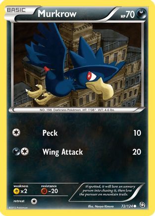 Murkrow (72/124) [Black & White: Dragons Exalted]-1