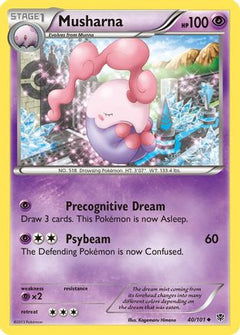 Musharna (40/101) [Black & White: Plasma Blast]-1