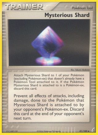 Mysterious Shard (81/100) (Stamped) [EX: Crystal Guardians]-1