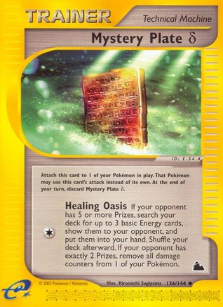 Mystery Plate Delta (136/144) [Skyridge]-1