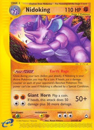 Nidoking (24/147) [Aquapolis]-1