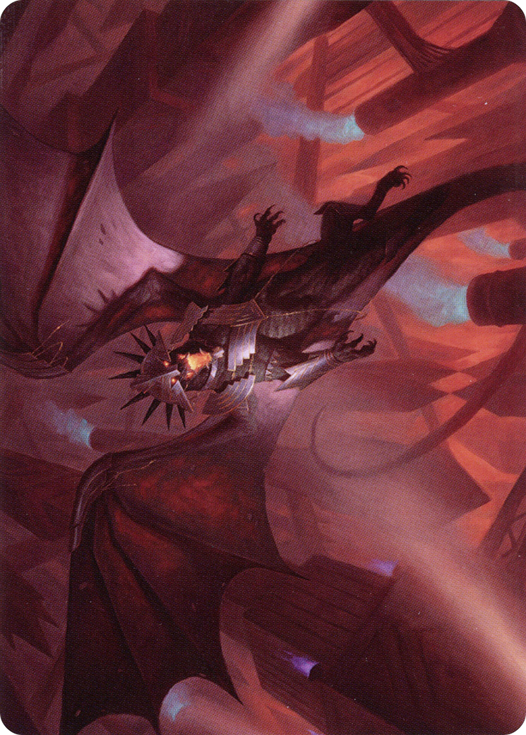 Ziatora, the Incinerator // Ziatora, the Incinerator (ASNC-033) - New Capenna Art Series (Borderless) Foil-1