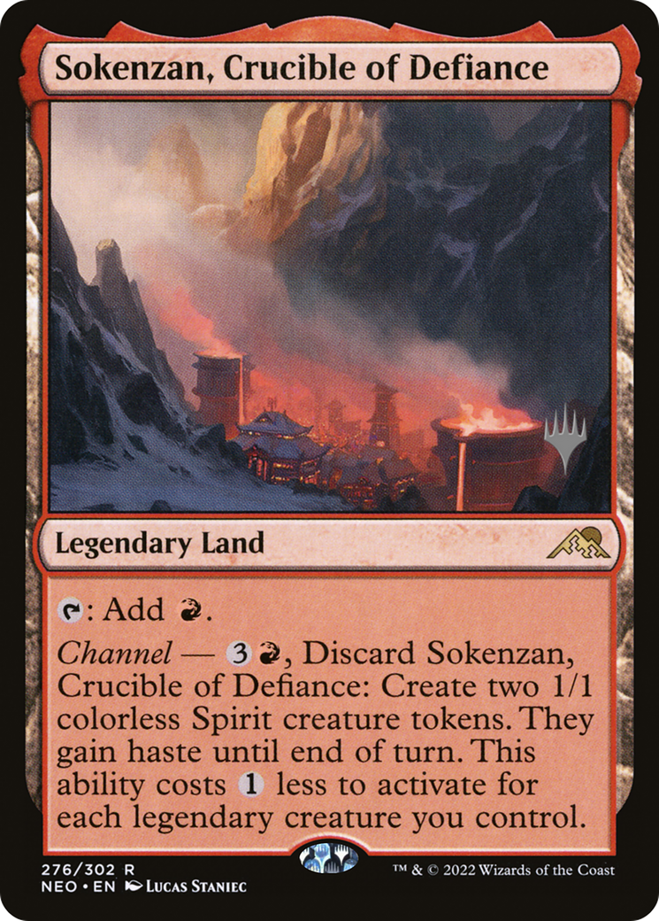 Sokenzan, Crucible of Defiance (Promo Pack) [Kamigawa: Neon Dynasty Promos]-1